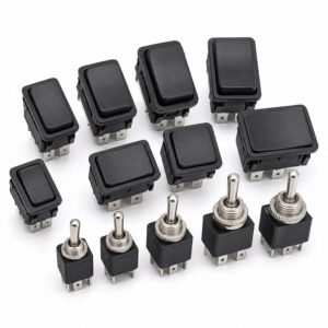 Heavy-Duty Rocker Switch Set (6 pcs)